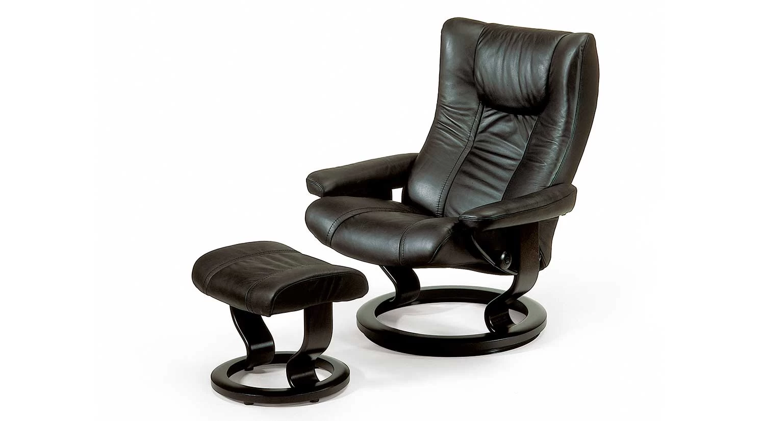 Wing Stressless Recliner And Ottoman 2 Wing Stressless Recliner And Ottoman - Image 2