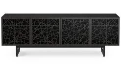 Elements Media Console -Home-Furniture Elements Storage Console 8779 4door charcoal rico main