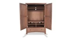 Harvestmoon Wide Armoire By Maple Corners 7 Harvestmoon Wide Armoire By Maple Corners -Home-Furniture Harvestmoon Armoire 1 Dr Walnut custom open main