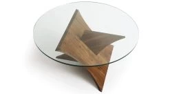 Planes Round Coffee Table -Home-Furniture PlanesRoundGlassTopCoffeeTableTopView Main