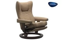Wing Stressless Recliner With Power Leg & Back