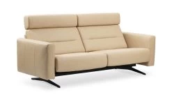 StellaS2 Loveseat By Stressless -Home-Furniture Stressless Stella 22C5 Seater Paloma Beige headrest wide armrest S2arm angle main