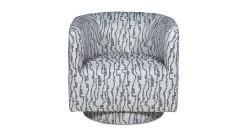 Upton Swivel Chair -Home-Furniture Upton Swivel Chair Front Morris Charcoal Main