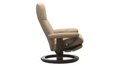 Consul Stressless Recliner With Power Leg & Back 8 Consul Stressless Recliner With Power Leg & Back -Home-Furniture consul recliner power leg back paloma beige side Main