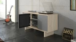 Octave Media Console -Home-Furniture octave media cabinet 8377 3door roomsetting1 main
