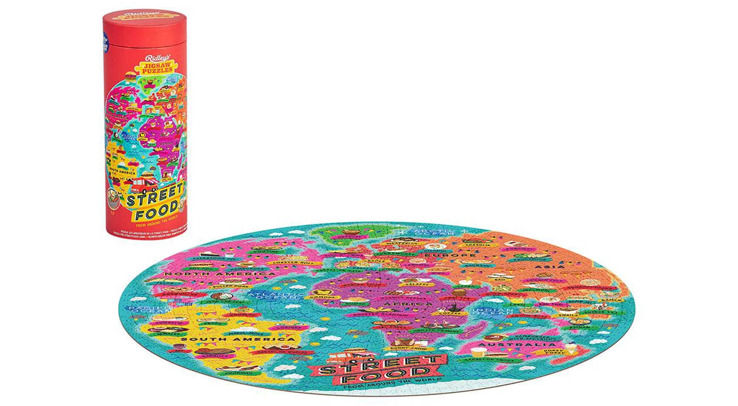 Ridley's Street Food Lovers's 1000 Piece Jigsaw Puzzle 2 Ridley's Street Food Lovers's 1000 Piece Jigsaw Puzzle - Image 2