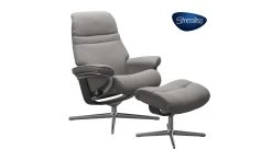Sunrise Stressless Chair And Ottoman X-Base