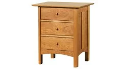 Heartwood 3 Drawer Nightstand
