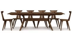 Audrey Extension Table -Home-Furniture Audrey Extension Table Front Walnut Chairs main