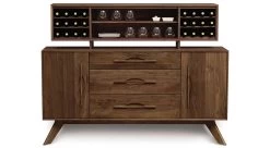 Audrey 4 Door Buffet -Home-Furniture Audrey split door buffet walnut wine 2
