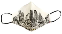 Boston Mask Daytime Skyline