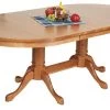 Cabriole Double Pedestal Table