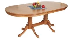 Cabriole Double Pedestal Table