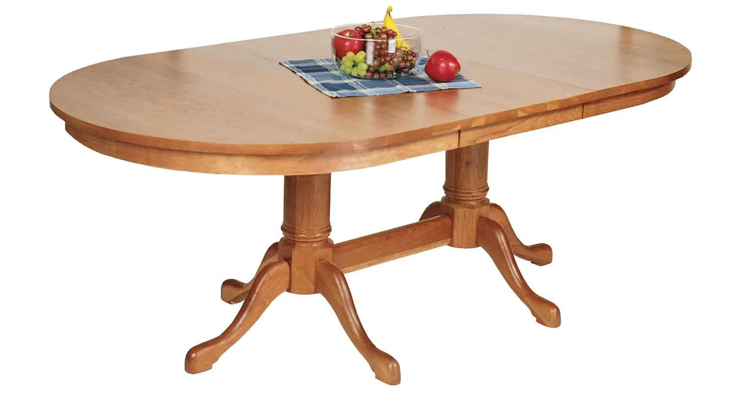 Cabriole Double Pedestal Table 1 Cabriole Double Pedestal Table