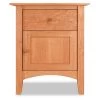 Canterbury 1 Drawer Nightstand With Door & Shelf By Maple Corner