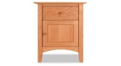 Canterbury 1 Drawer Nightstand With Door & Shelf By Maple Corner