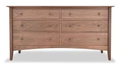 Canterbury 6 Drawer Dresser By Maple Corners -Home-Furniture Canterbury 6 Drawer Chest Walnut main
