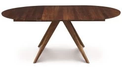 Catalina Round Extension Table -Home-Furniture CatalinaRoundTableWalnut extended side main