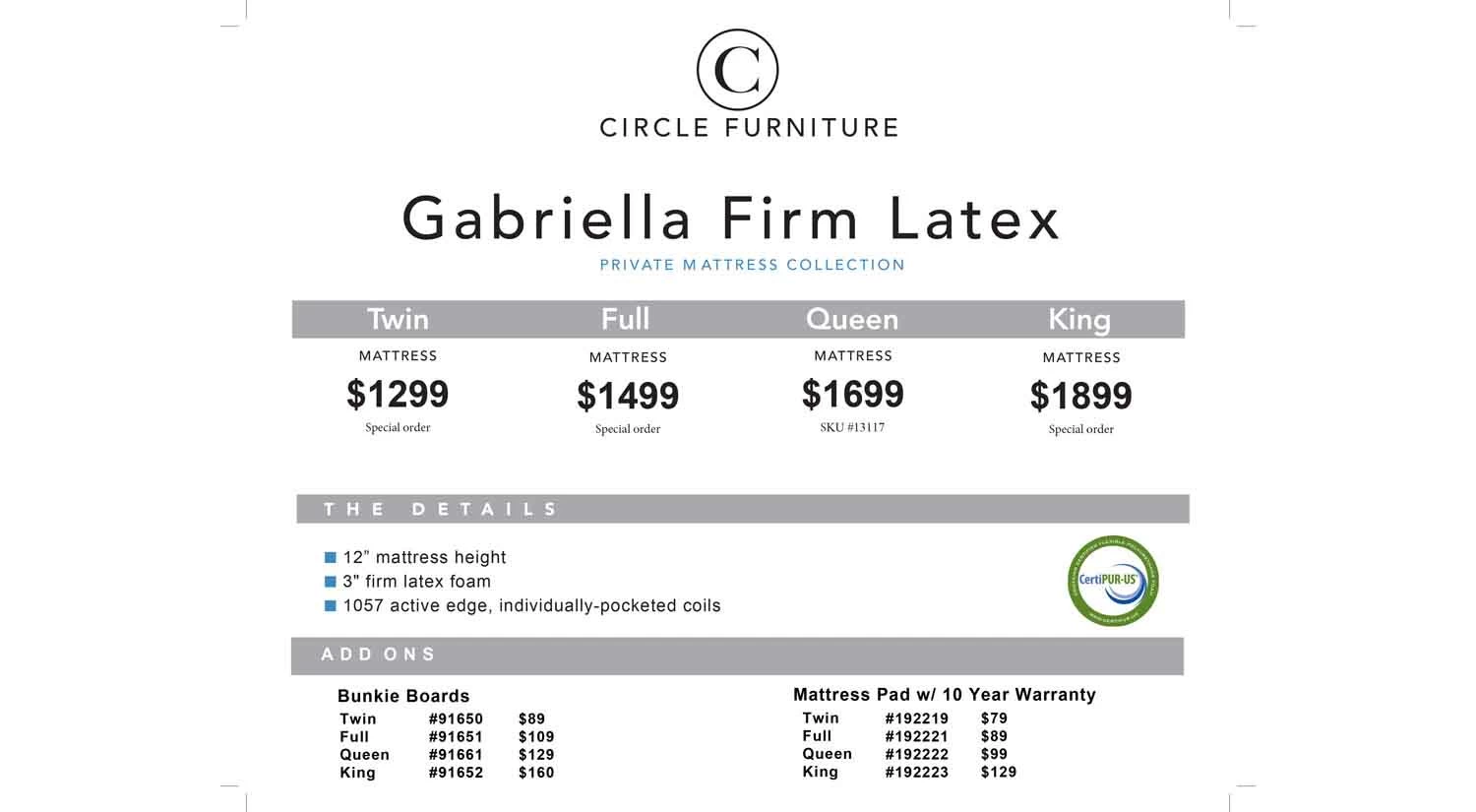 Gabriella Mattress 2 Gabriella Mattress - Image 2