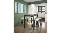 Harrison Pub Table 9 Harrison Pub Table -Home-Furniture Harrison 50968 Table Bar Blk Glass room setting main