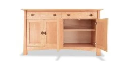 Harvestmoon Buffet And Hutch -Home-Furniture Harvestmoon sideboard 1 Cherry detail 2 main