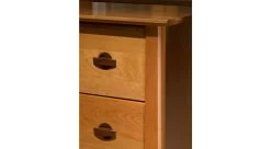 Heritage 6 Drawer Dresser In Natural Cherry -Home-Furniture HeritageCloseUp chest corner detail main