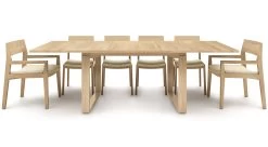 Iso Extension Dining Table -Home-Furniture Iso42x72ExtensionTableOpenChairsHeadOn Main