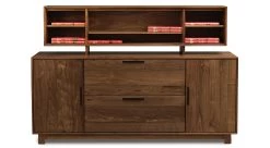 Linear Credenza 7 Linear Credenza -Home-Furniture Linear Credenza Organizer front walnut main