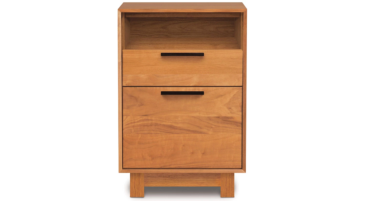 Linear Narrow File Cabinet With Cubby 2 Linear Narrow File Cabinet With Cubby - Image 2