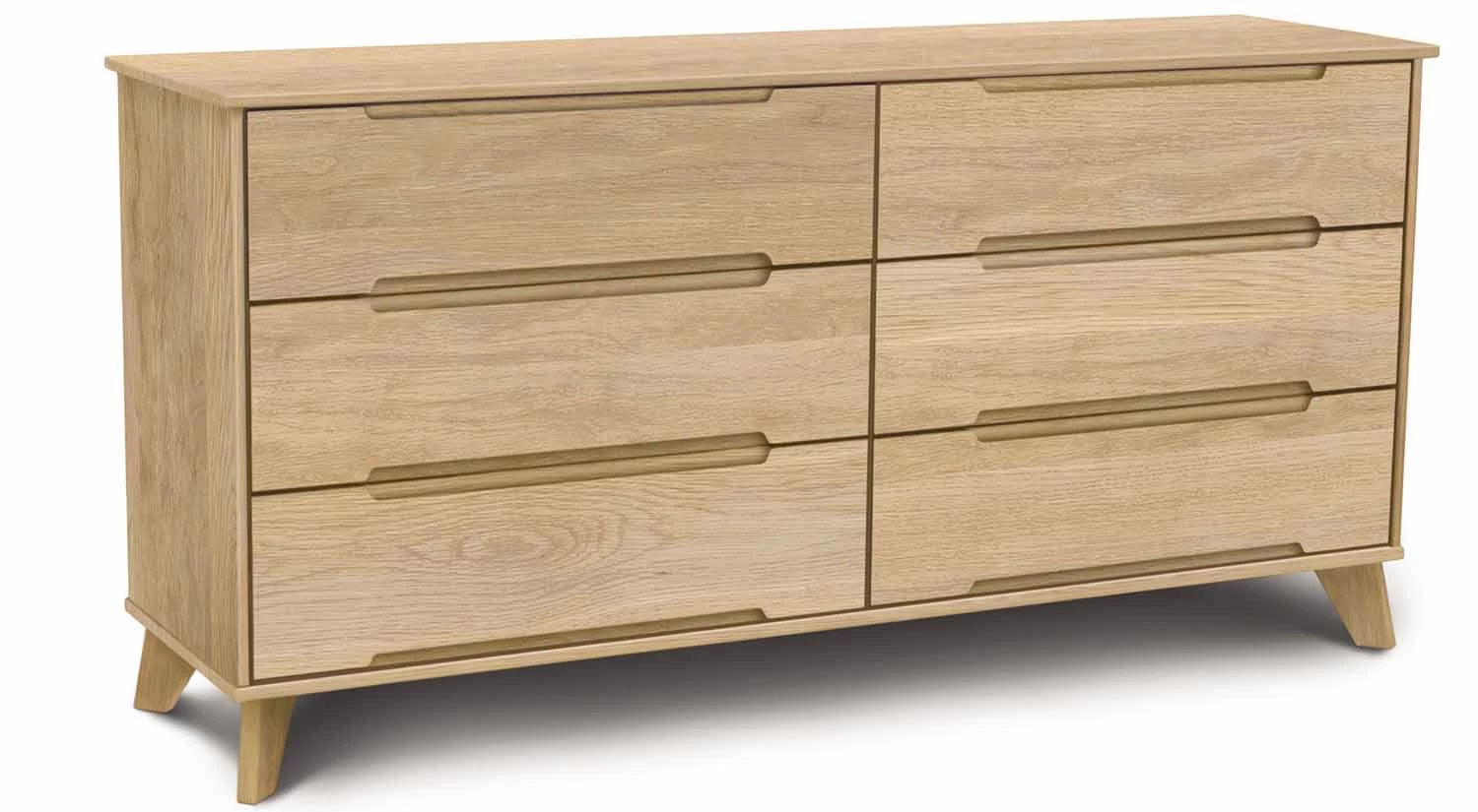 Linn 6 Drawer Dresser Oak 1 Linn 6 Drawer Dresser Oak