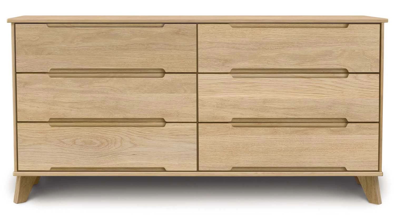 Linn 6 Drawer Dresser Oak 2 Linn 6 Drawer Dresser Oak - Image 2