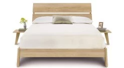 Linn Bed Oak -Home-Furniture LinnBedNightstandsOak front main