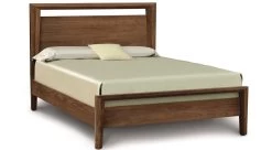 Mansfield Bed - 49" Tall -Home-Furniture Mansfield49inBedWalnut main