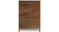 Mansfield 5 Drawer Wide Dresser -Home-Furniture Mansfield5DrawerWideHeadOnWalnut main