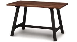 Modern Farmhouse Counter Table -Home-Furniture ModernFarmhouseCounterHeightTableWalnut angle main