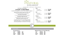 Natural Dreamer Luxury Mattress