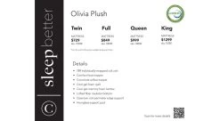 Olivia Plush Mattress 5 Olivia Plush Mattress -Home-Furniture Olivia Plush price cards July 2023 main