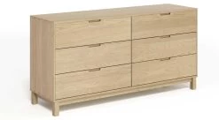 Oslo 6 Drawer Dresser