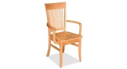 Penny Arm Chair With Wood Seat