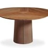 Elsa Round Extension Dining Table In Walnut