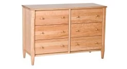Shaker Small 6 Drawer Dresser