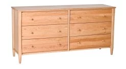 Shaker 6 Drawer Dresser