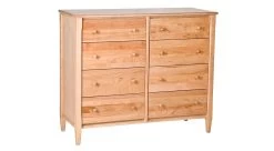 Shaker Small 8 Drawer Dresser