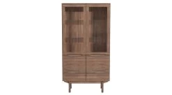 Lars Display Cabinet In Natural Walnut