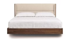 Sloane Floating Bed -Home-Furniture SloaneFloatingBedHeadOnWalnut main