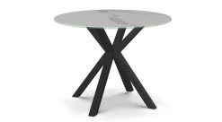 Asterisk 39" Round Table With Statuario Top