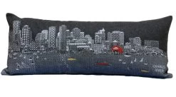 Boston Skyline Night Scene