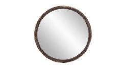 Coined Round Mirror