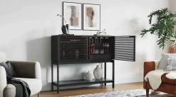 Corridor SV Bar In Charcoal Stained Ash -Home-Furniture corridor bar sv 5621 crl BDI scene main 1