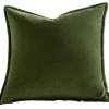 Cotton Velvet Green Pillow